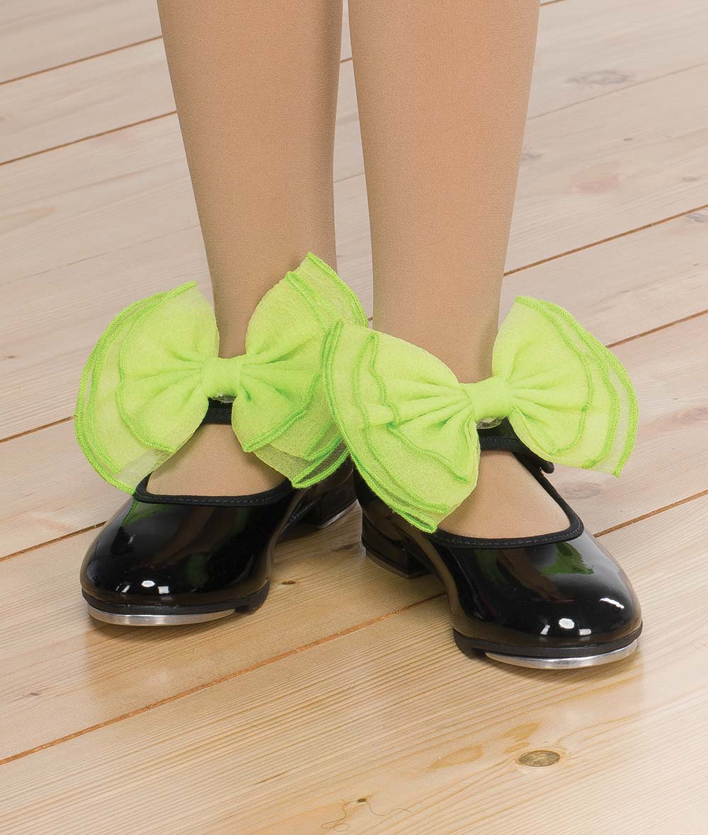 Layered Organdy Shoe Bows  Layered Organdy Shoe Bows