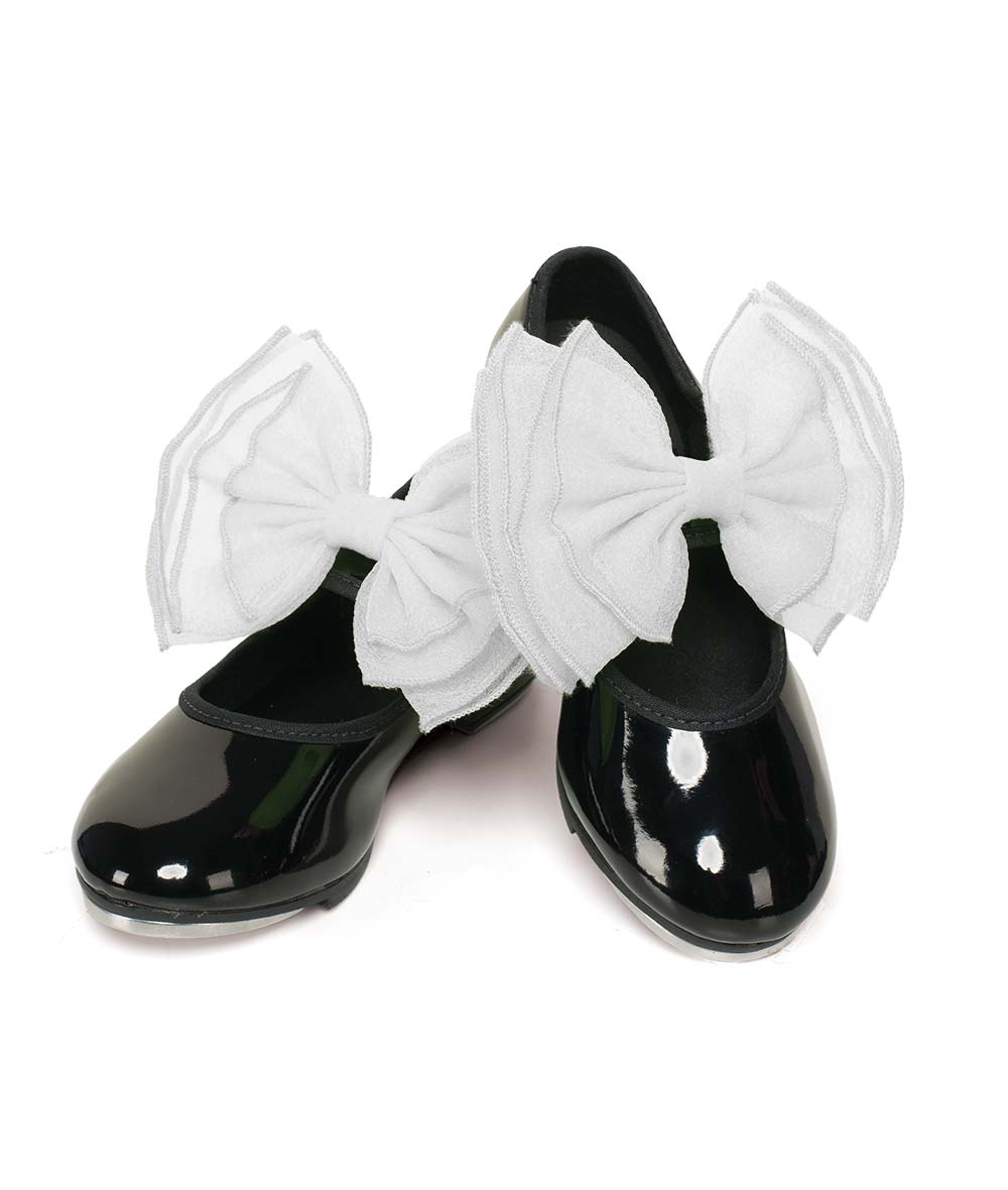 Layered Organdy Shoe Bows  Layered Organdy Shoe Bows