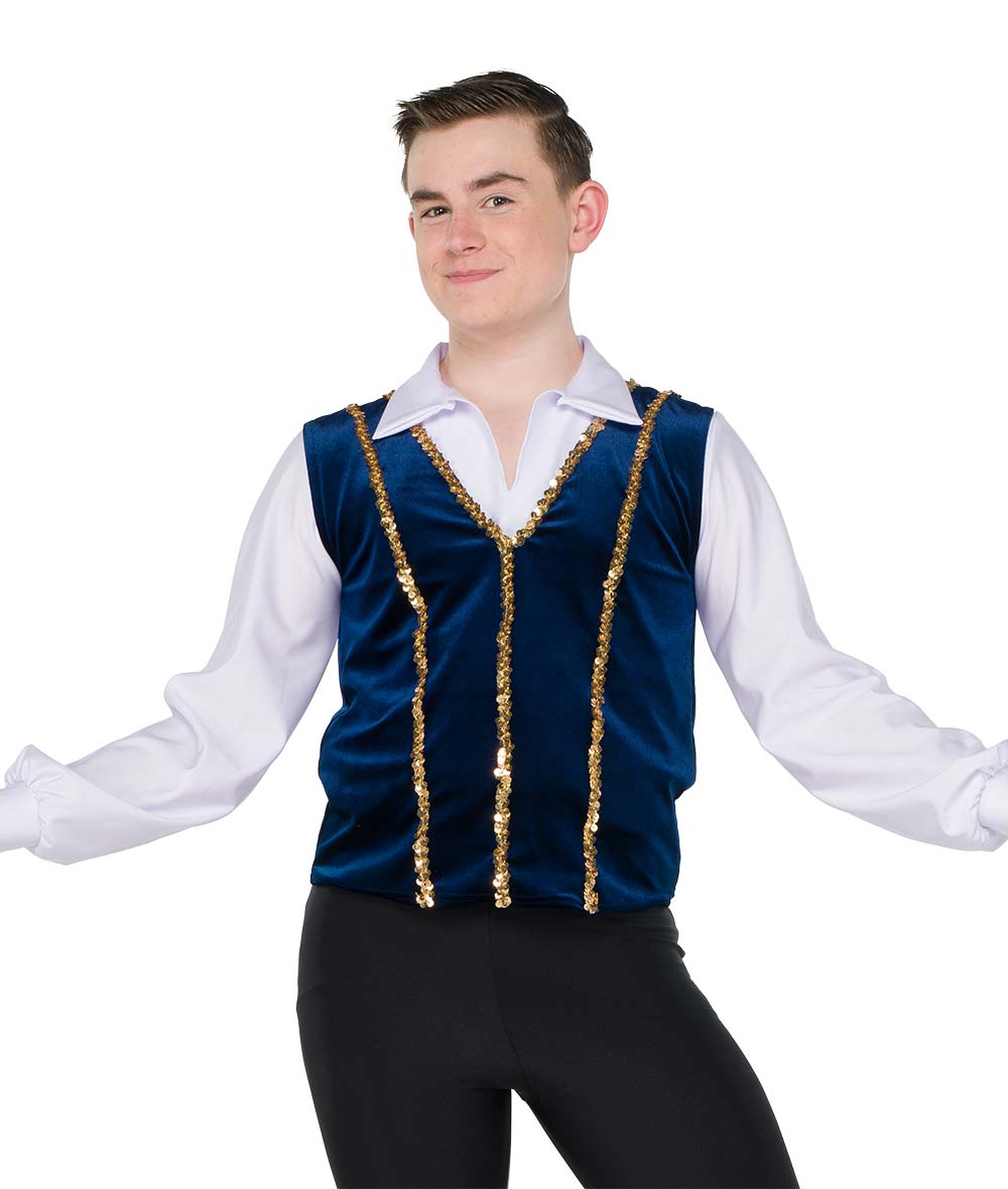 Sequin Trim Vest  Sequin Trim Vest