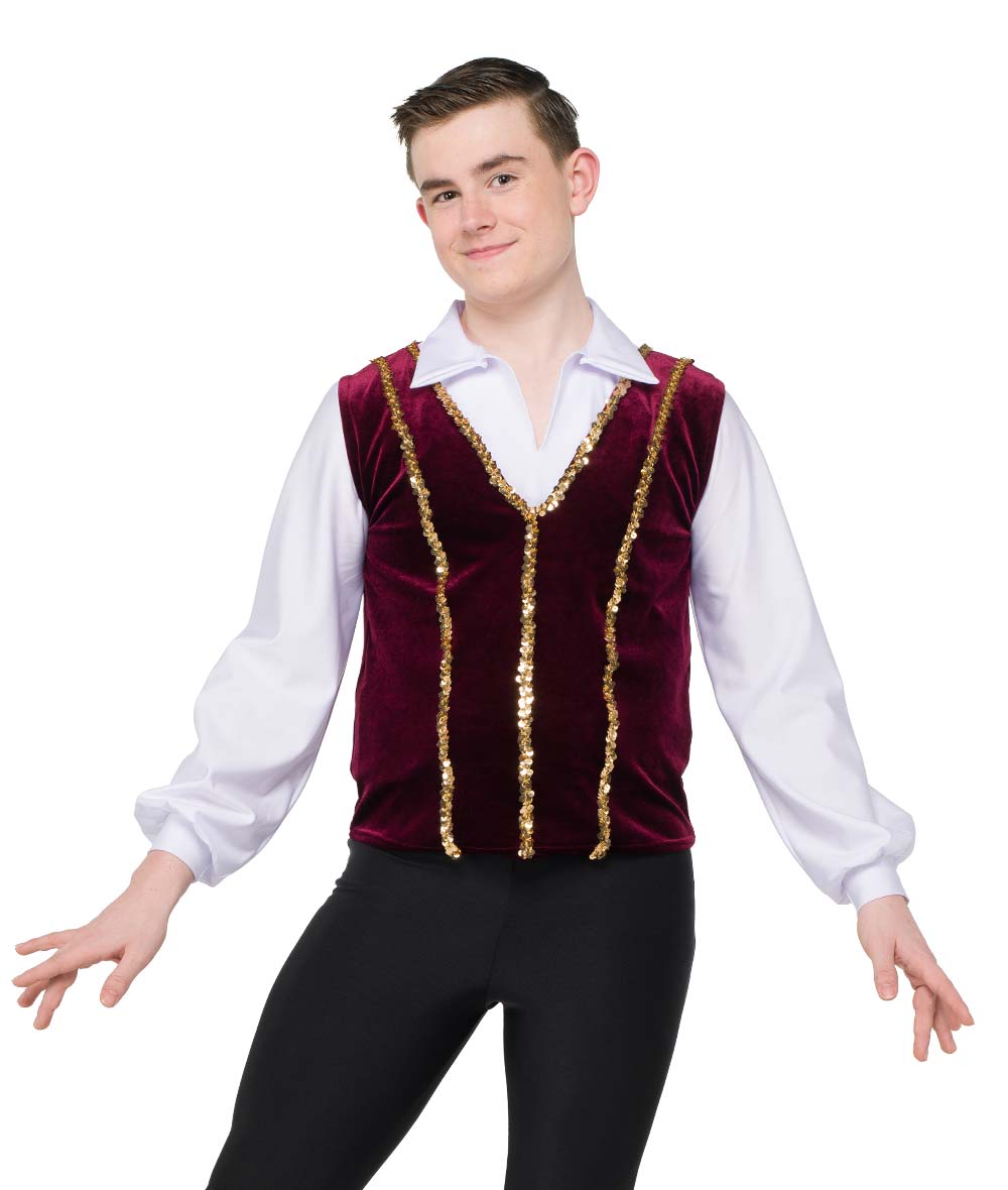 Sequin Trim Vest  Sequin Trim Vest