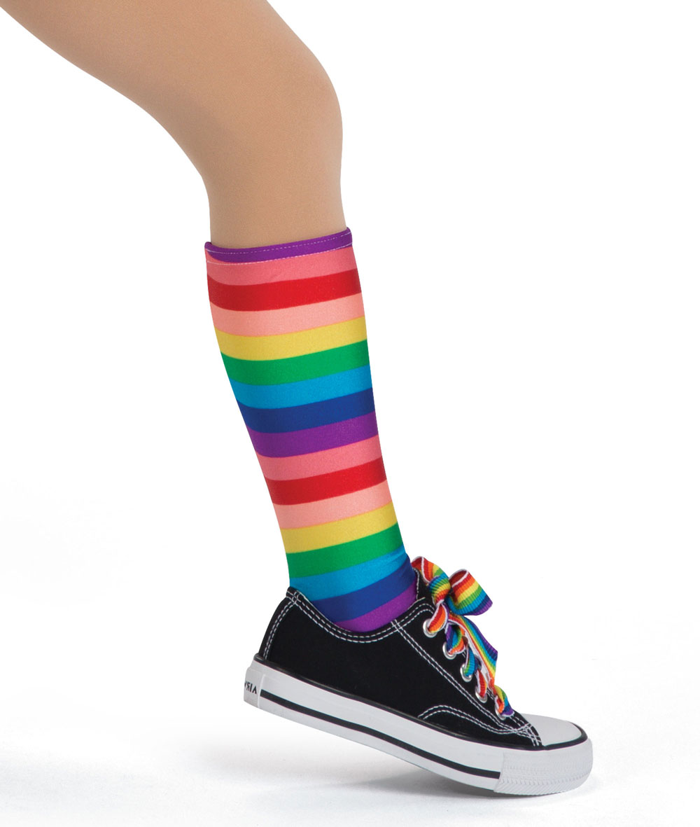Rainbow Rocks Socks