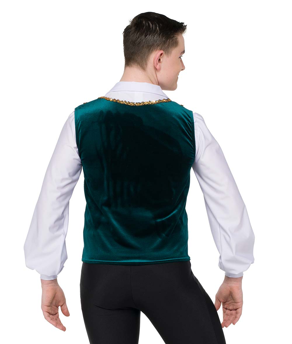 Sequin Trim Vest  Sequin Trim Vest