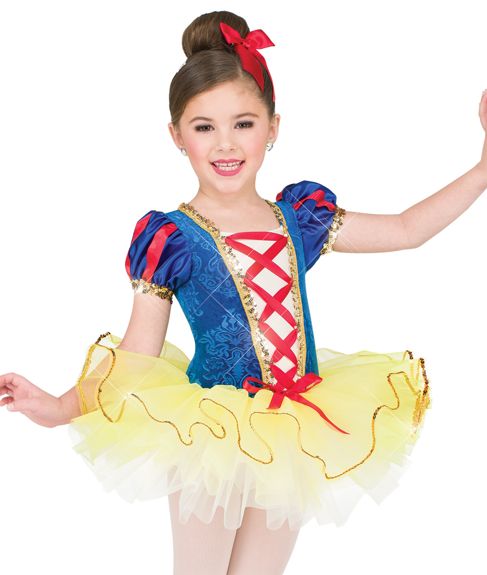 half Power cell Issue Snow White Kids Character Dance Costume | A Wish Come True
