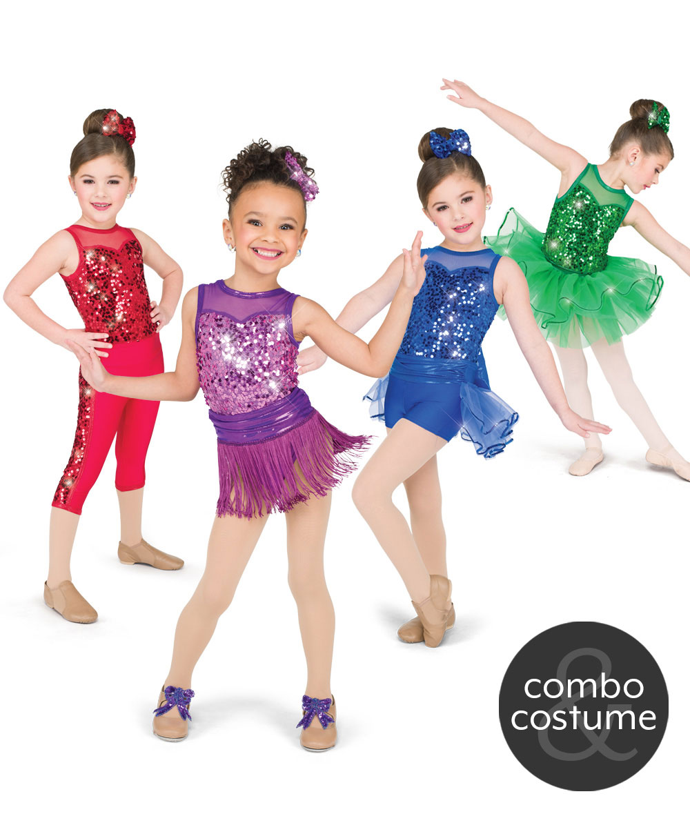 Armchair The layout Exist Gemstone Leo Kids Combo Dance Costume | A Wish Come True