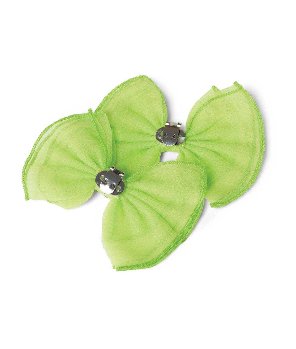 Layered Organdy Shoe Bows  Layered Organdy Shoe Bows