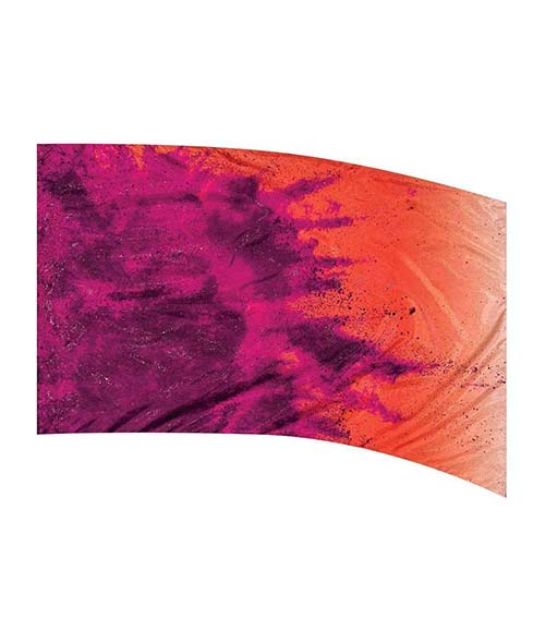Purple/Red Ink Spill Flag
