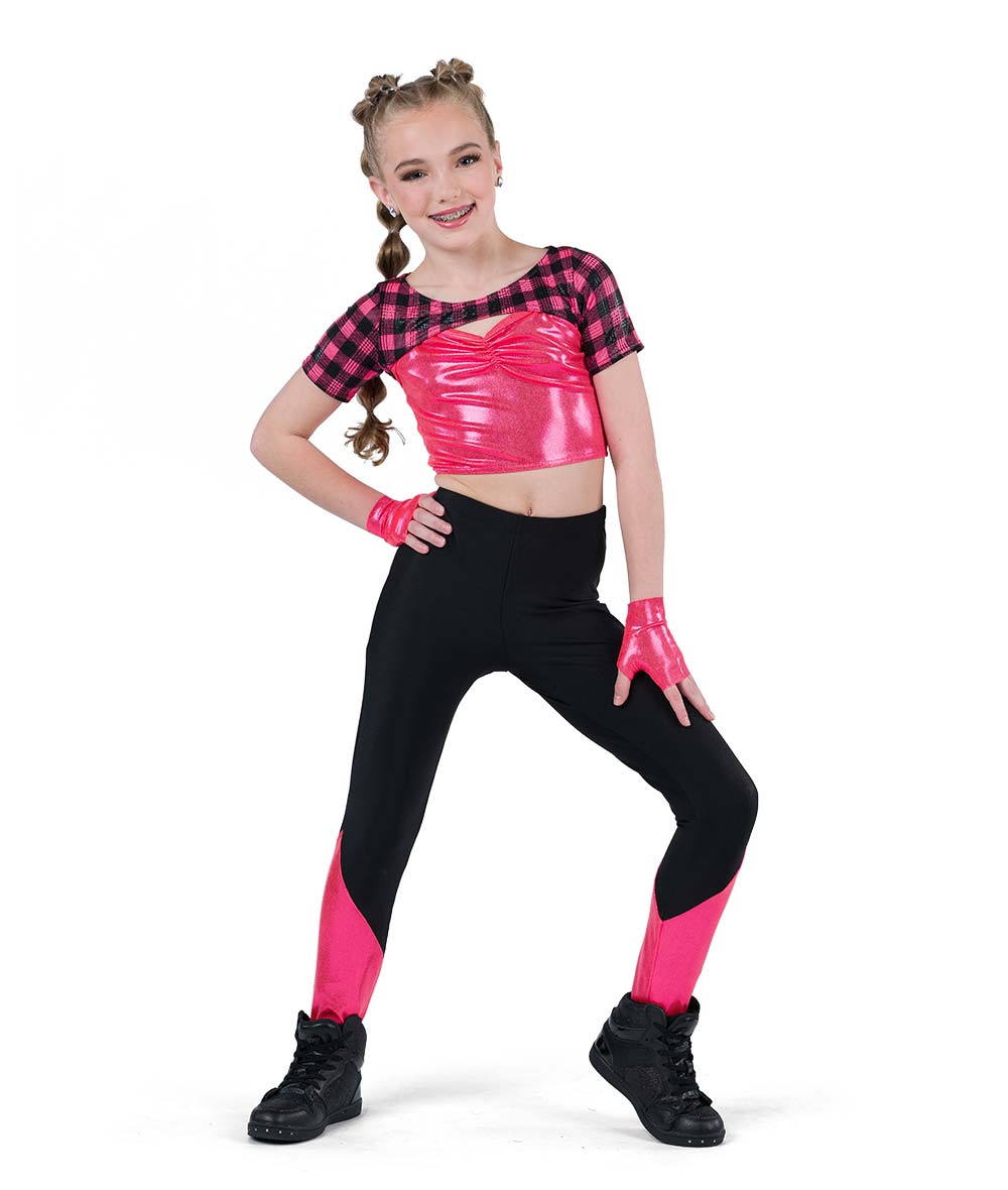 Hot Pink Value Kids Hip Hop Dance Costume | A Wish Come True