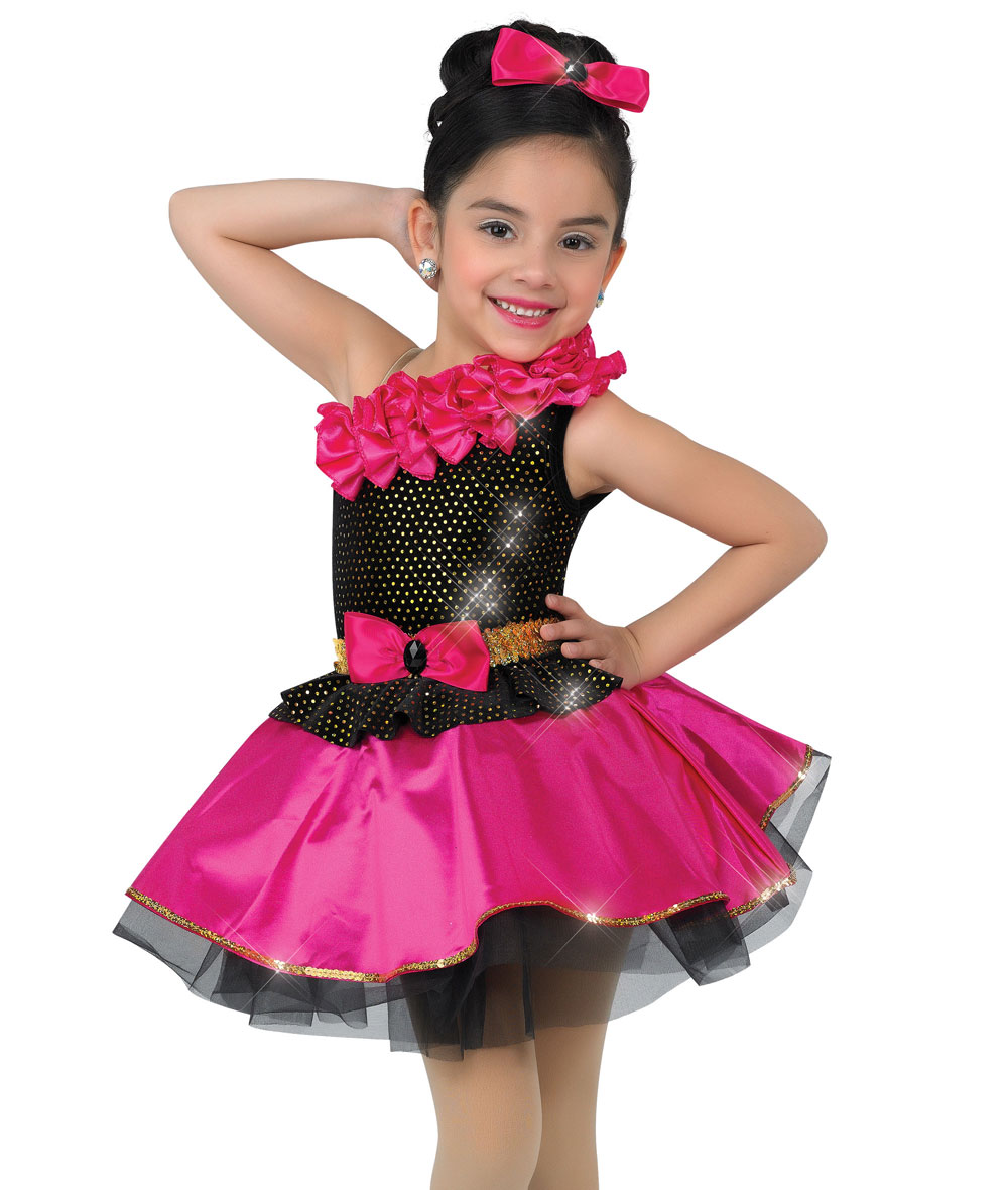 Pink And Black Value Kids Dance Costume | A Wish Come True
