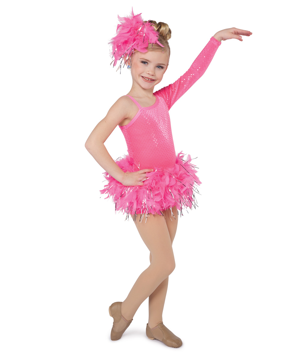 Pink Flamingo Toddler Kids Dance Costume | A Wish Come True