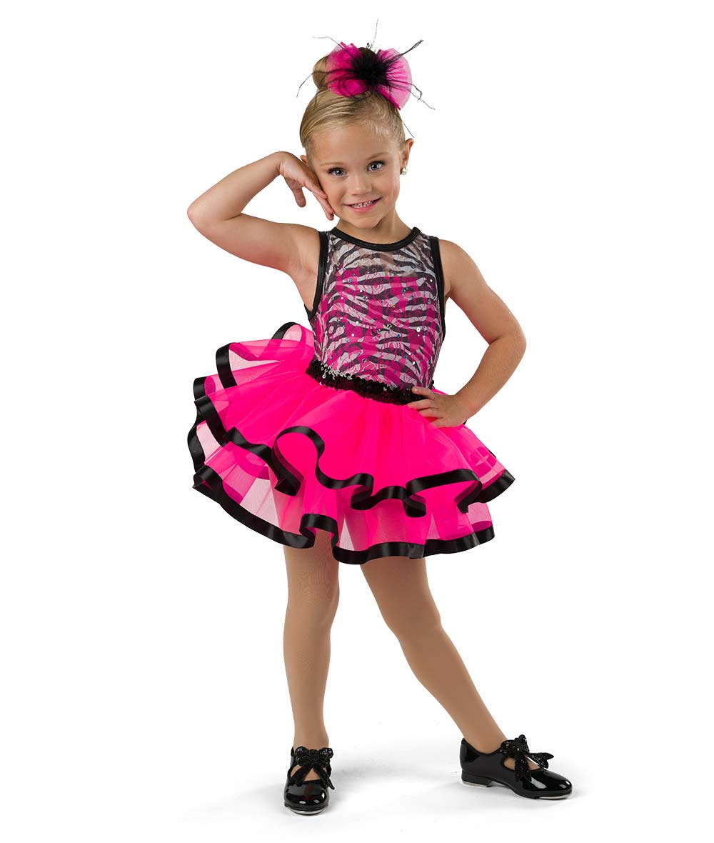 Pink Zebra Tutu Value Kids Dance Costume | A Wish Come True