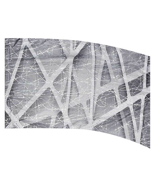 Gray Shadowed Lines Flag