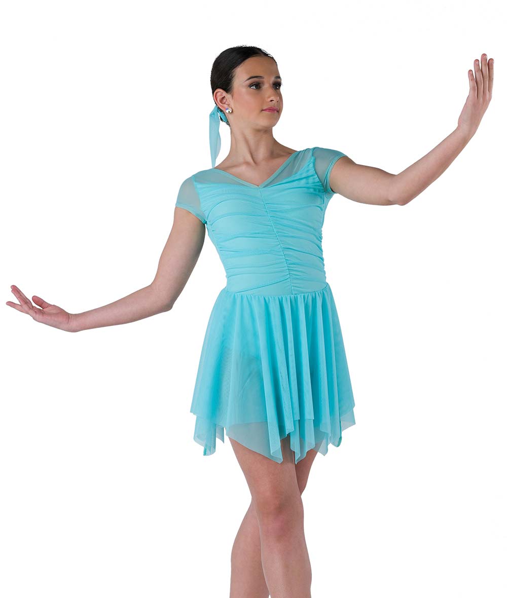 Glitter Flowy Lyrical Dress Dance Costume | A Wish Come True