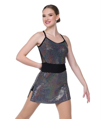 Silver Slinky Dress Jazz Dance Costume | A Wish Come True