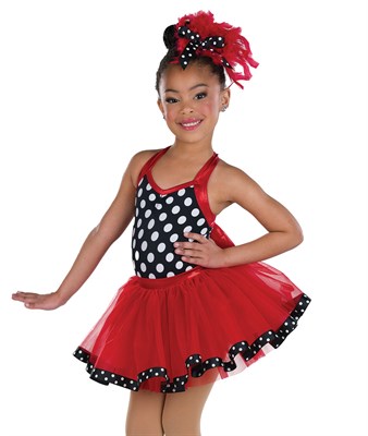 Polka dot dance skirt hotsell