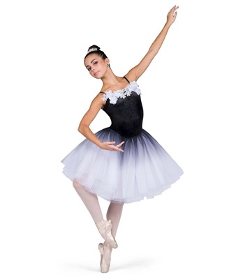 Black and White Tutu Ballet Dance Costume A Wish Come True