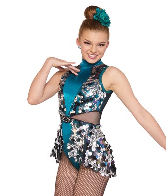 Blue Beyonce Leotard Jazz Dance Costume | A Wish Come True