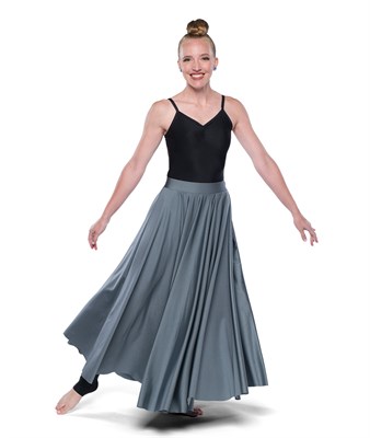 Long Basic Spandex Color Guard Skirt | AWCT Performance Wear