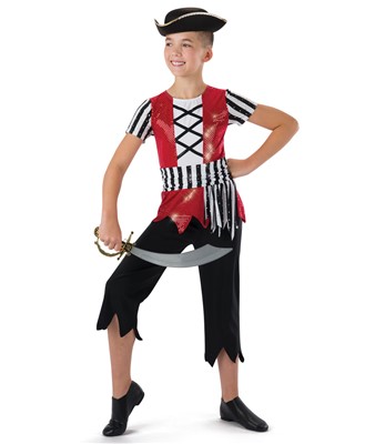 Pirate Boy Shirt Character Dance Costume | A Wish Come True