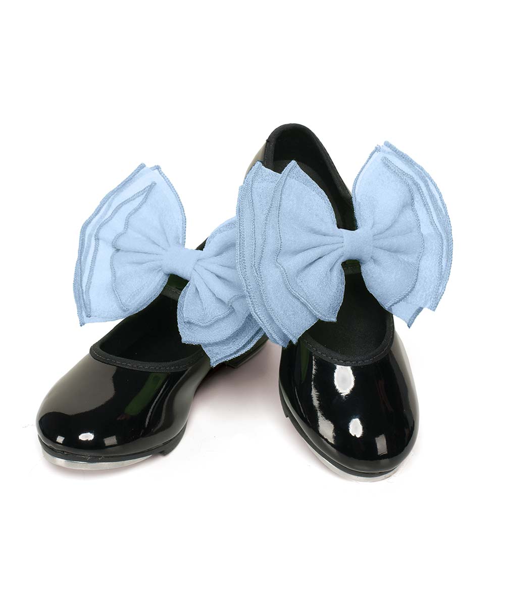 Layered Organdy Shoe Bows  Layered Organdy Shoe Bows