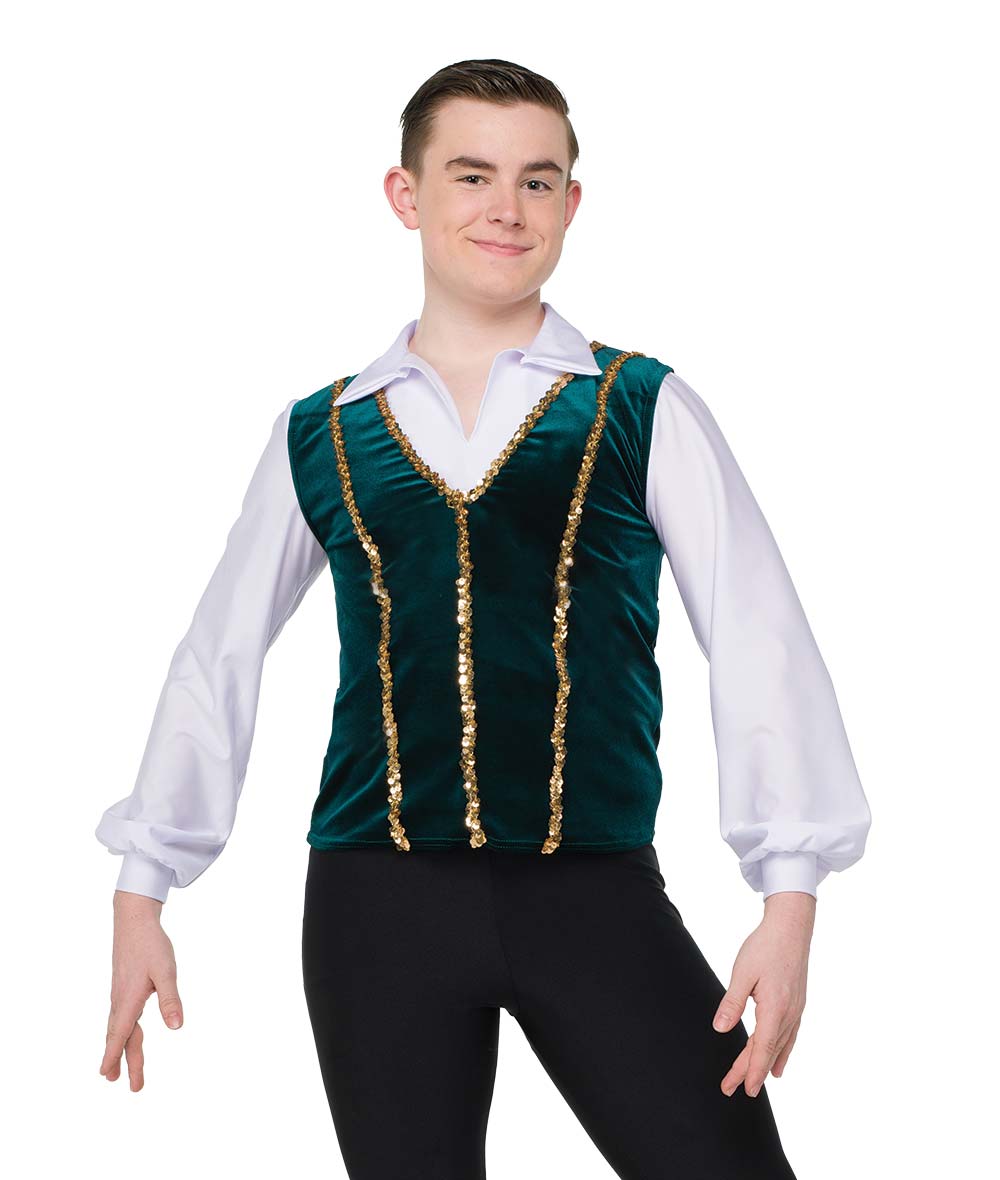 Sequin Trim Vest  Sequin Trim Vest