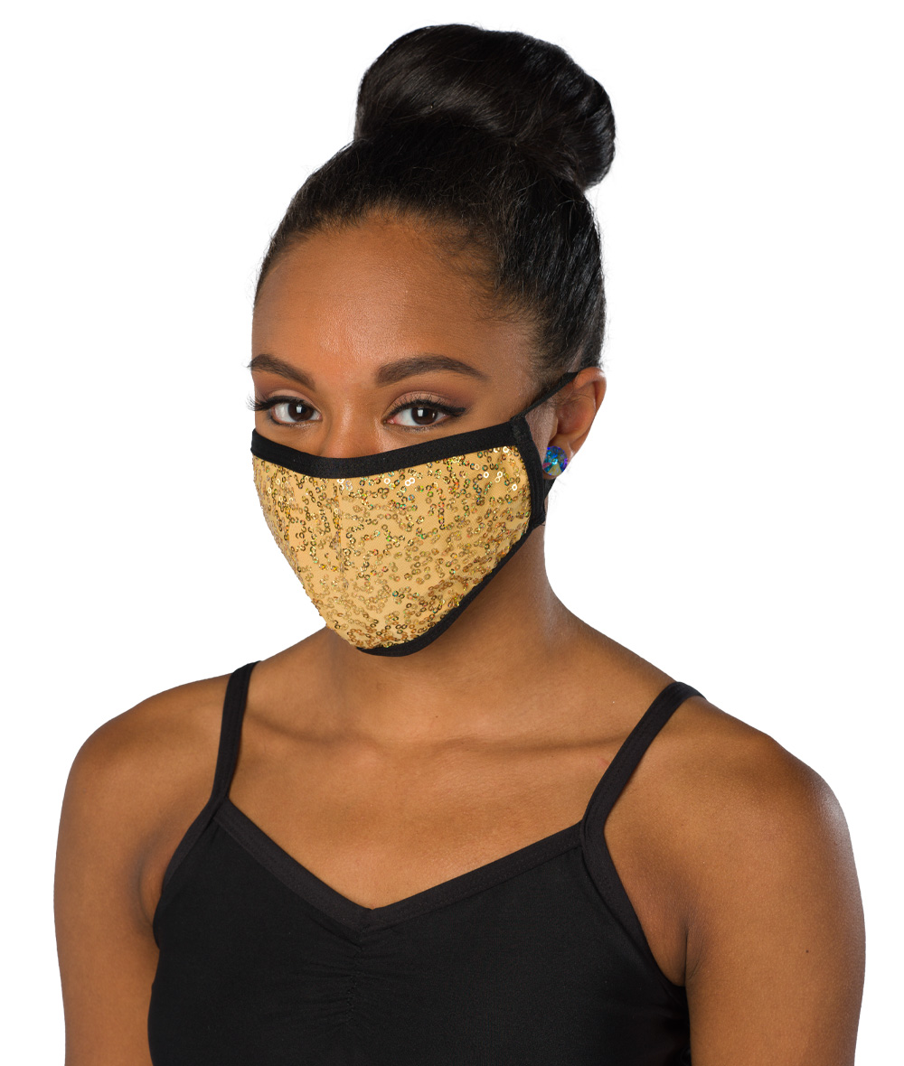 SEQUIN FACE MASK