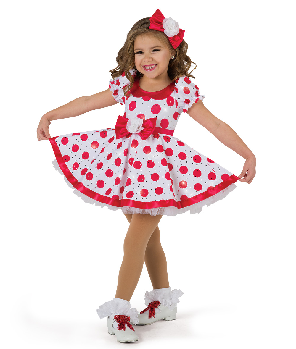 Shirley Temple Dress Kids Dance Costume | A Wish Come True