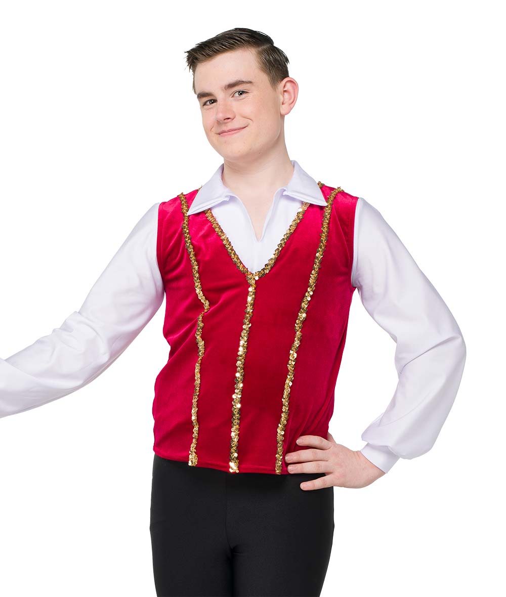 Sequin Trim Vest  Sequin Trim Vest